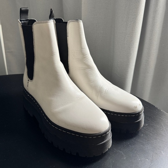 Mark Fisher Chelsea Ankle Boot - Bermida Lug Sole Bootie Size 9 - Picture 1 of 14
